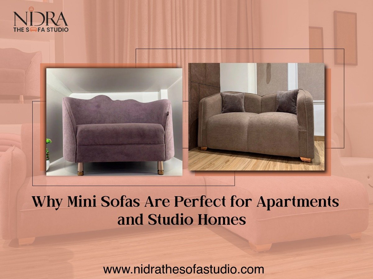 Mini sofa for small apartment living room space saving sofa design