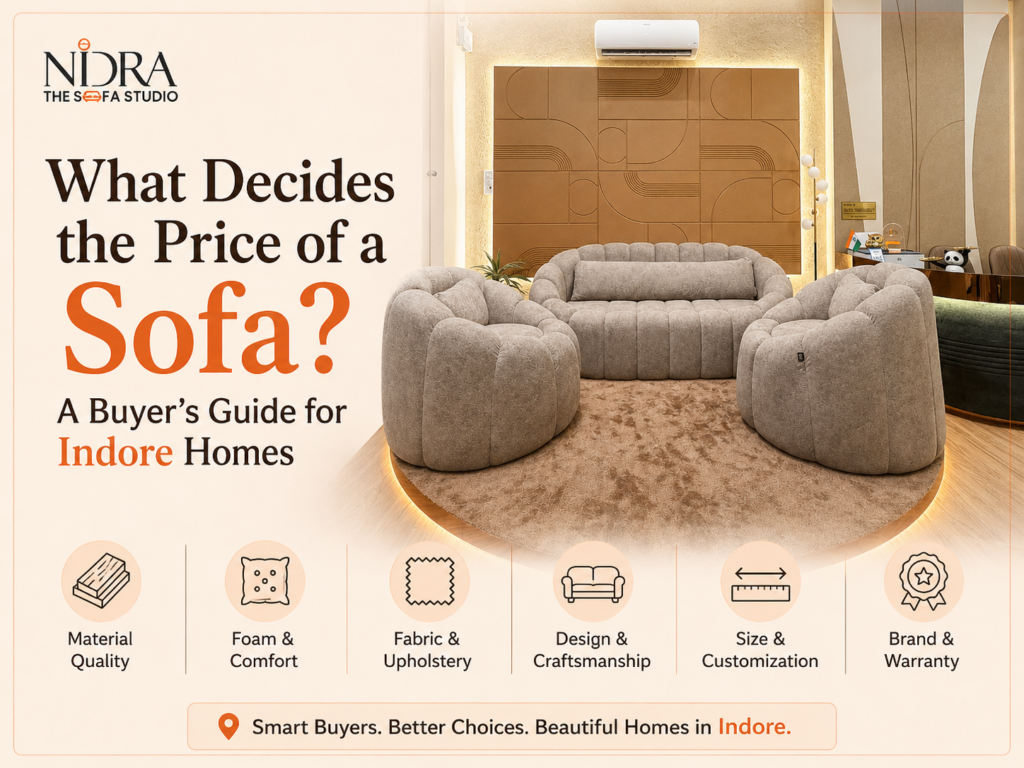What Decides the Price of a Sofa in Indore Sofa Quality and Material Guide