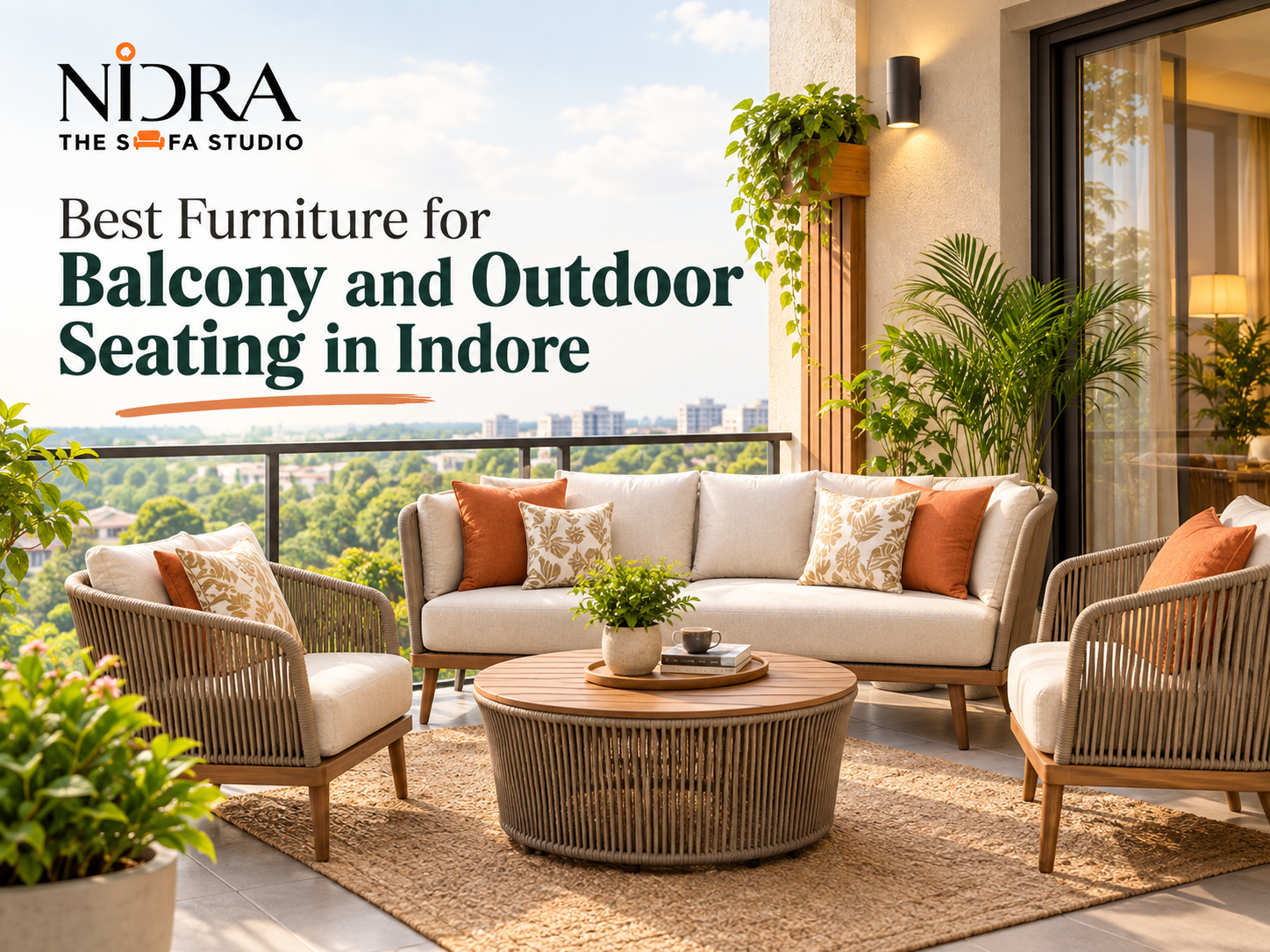 Best furniture for balcony and outdoor seating in Indore